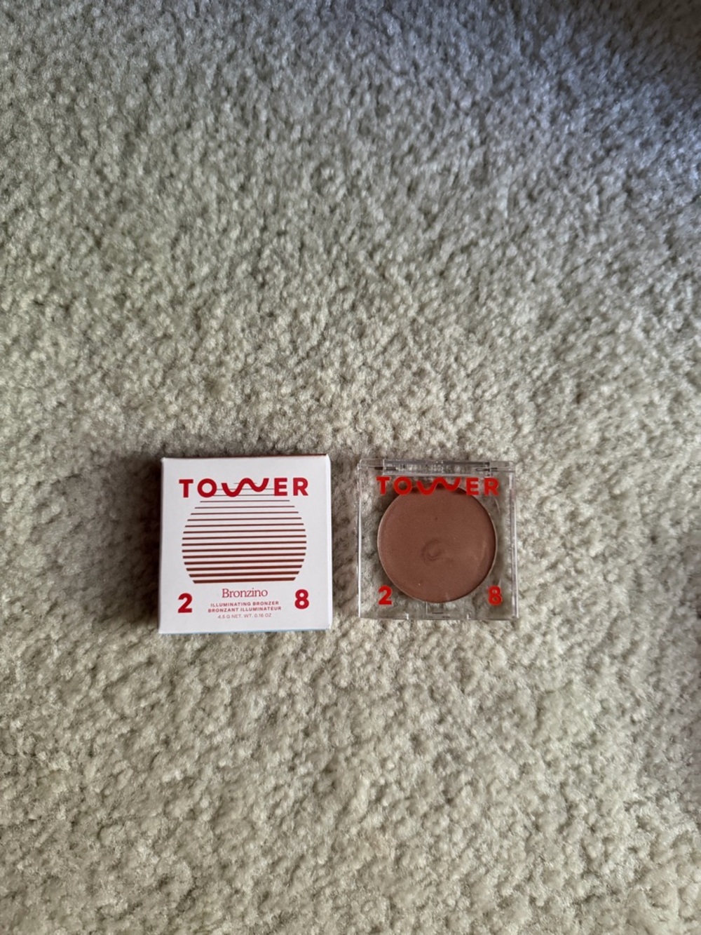 Tower 28 Bronzino Powder Bronzer — Warm Brown Shade
